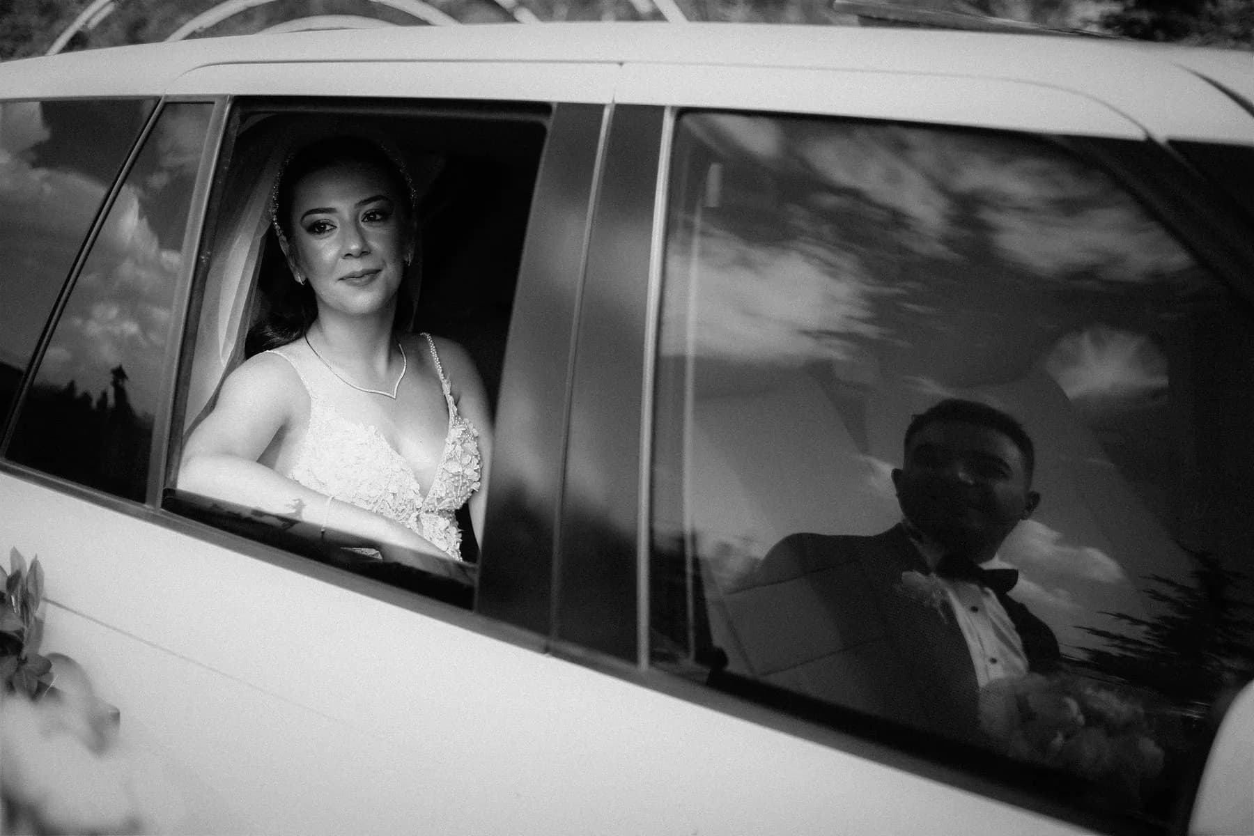 Thematic wedding transport photograph