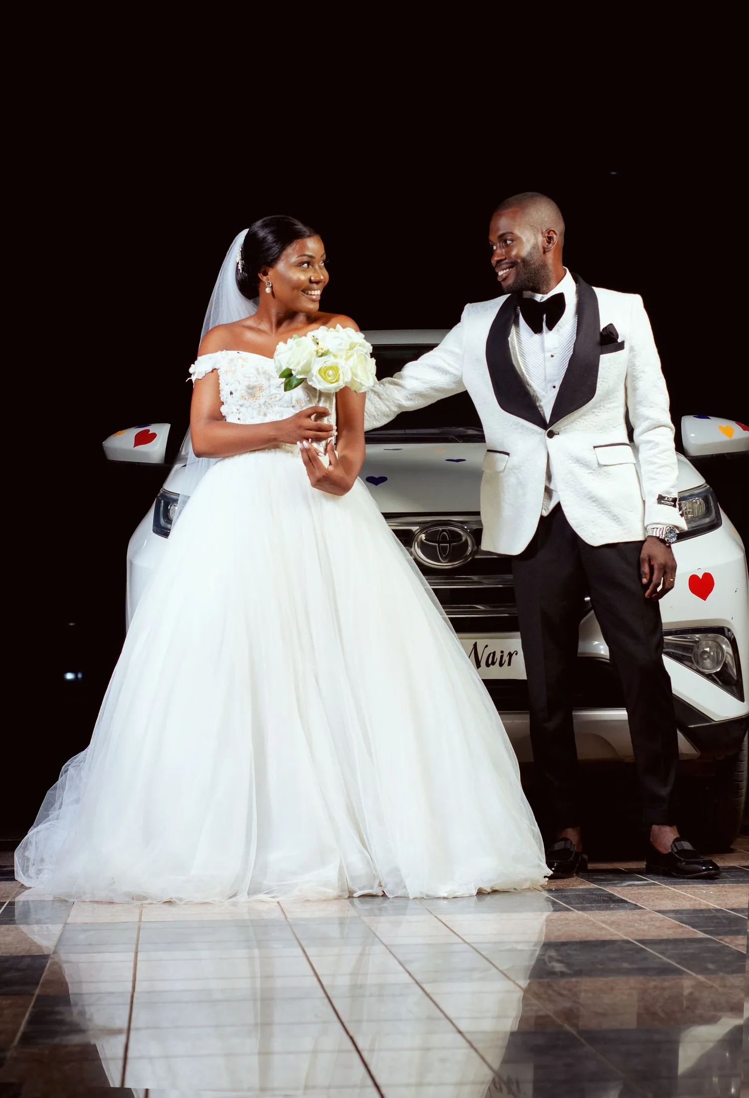 Thematic wedding transport photograph